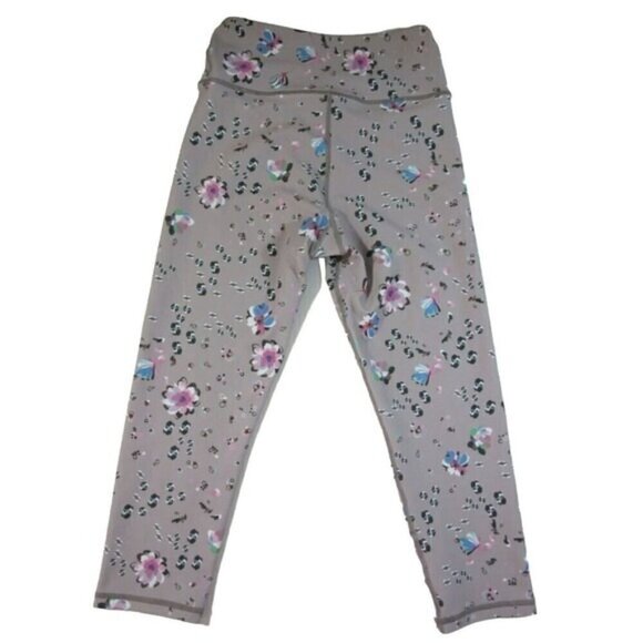 BECCO Cross Front Capris Women’s Mid Rise Stretch Athletic Pants Leggings Size S - Picture 2 of 11